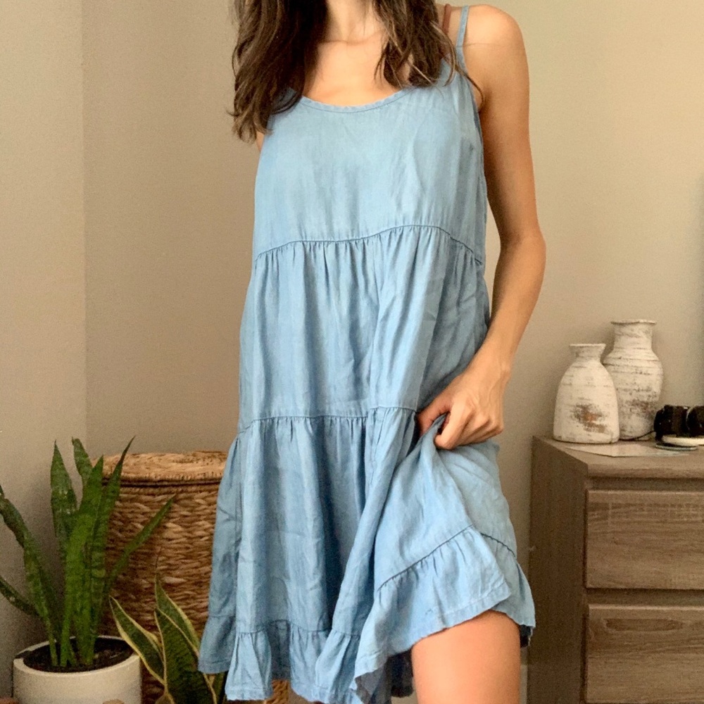 Blue summery dress